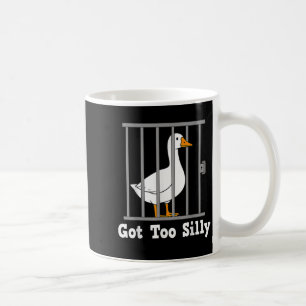 Mug Mème D'Oie Drôle A Un Humour Trop Silencieux Pour 