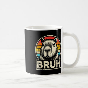 Mug Mème Graphique Funny Capybara Bruh Pour Garçons Fi