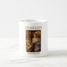 Mug Même Jane Austen S'arrêtait pour du Café