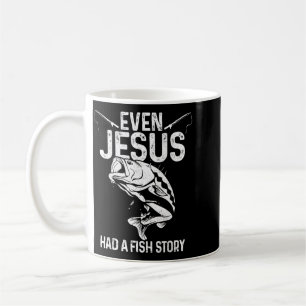 Mug Même Jésus avait une histoire de poisson drôle de
