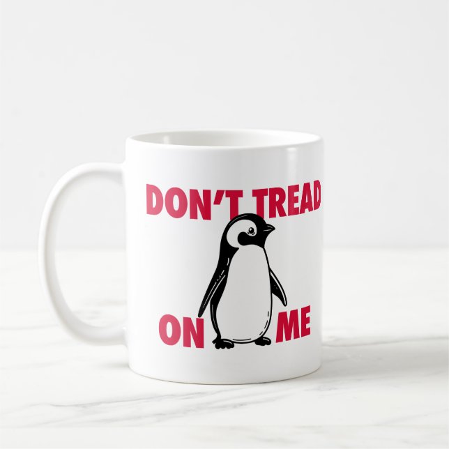 Mug Mème politique amusant tarif Penguin (Gauche)