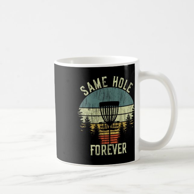 Mug Même Trou Forever Funny Disque Golf Bachelor Party (Droite)