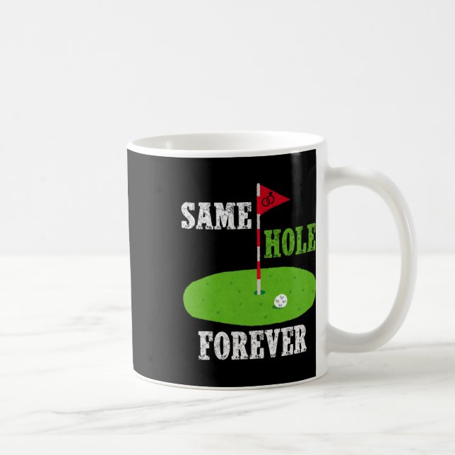 Mug Même Trou Forever Groom Bachelor Party Funny Golf (Droite)