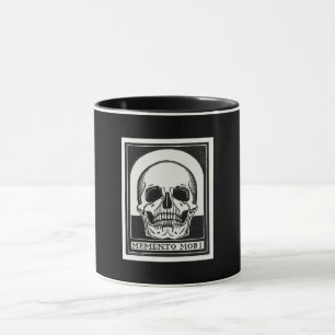Mug Memento mori Black Skeleton par Julie de Graag