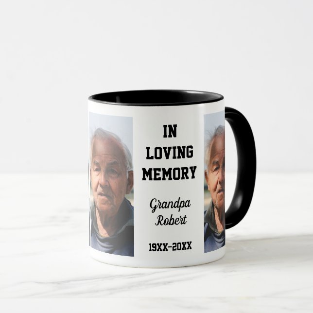 Mug Mémoire amoureuse Souvenir 4 garde-photos   (Devant droit)