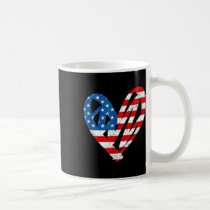Mug Memorial Day &amp ; 4 juillet Coeur Partiotique