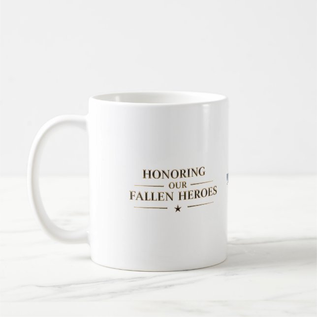 Mug Memorial Day Fallen Heroes / Día de los Caídos (Gauche)