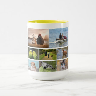 Mug Mémorial des animaux de compagnie coutume 8 photo-