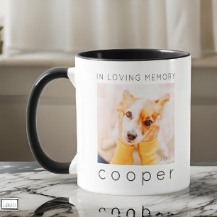 Mug Mémorial des animaux de compagnie en mémoire d'amo