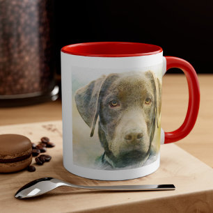 Mug Mémorial du portrait d'animal de compagnie, sympat