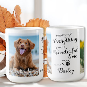 Mug Mémorial pour animaux de compagnie du chien anima