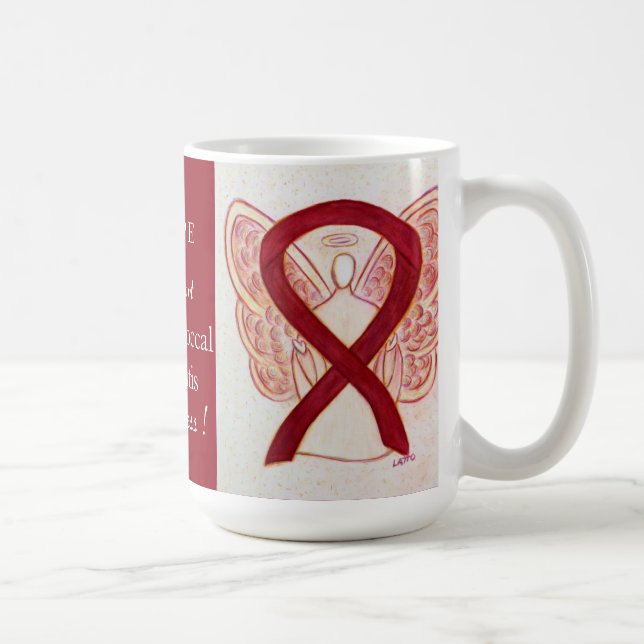 Mug Meningococcie méningite sensibilisation Ruban Musi (Droite)