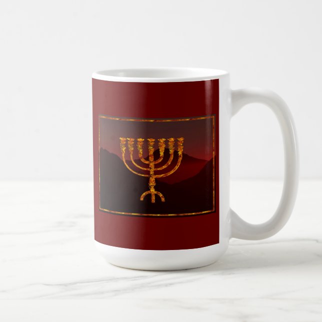 Mug Menorah de Moshe (Droite)
