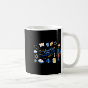 Mug Menorah drôle Hanukkah 2025 Meowzel Chanukah Juif