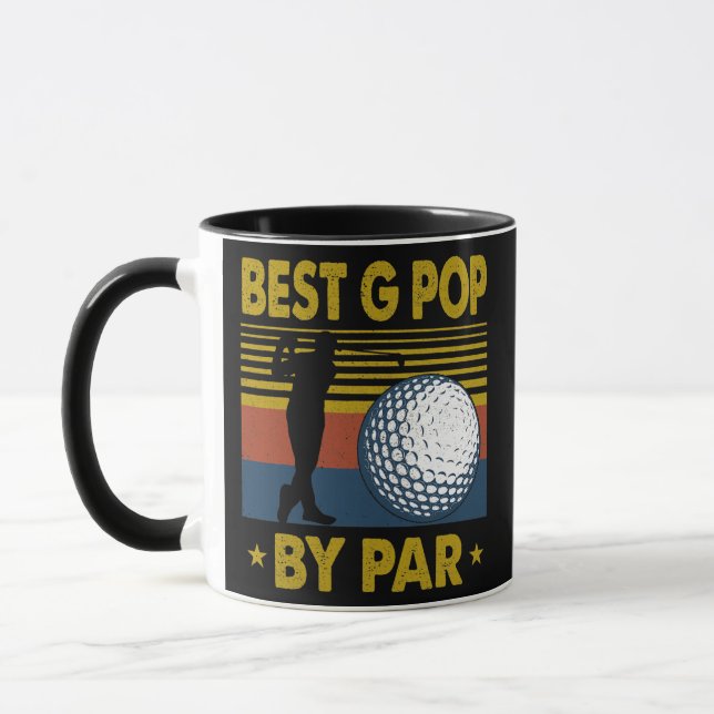 Mug Mens Best G Pop Par Par Parc Funny Disque Golf Cad (Gauche)