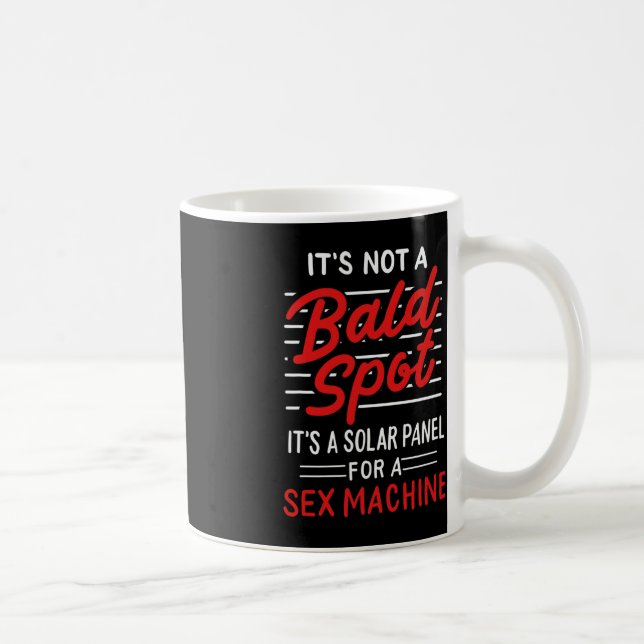 Mug Mens Ce n'est pas un endroit chauve C'est un panne (Droite)