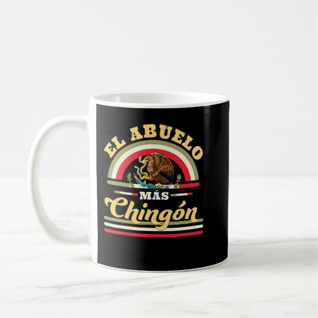 Mug Mens El Abuelo Mas Chingon Drôle Cool mexicain (Gauche)
