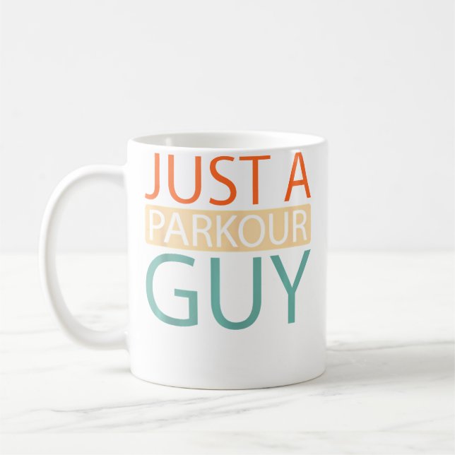 Mug Mens Free Running Traceur Runner - Just A Parkour  (Gauche)