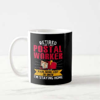 Mug Mens FUNNY RETRAITÉ POSTAL WORKER POSTMAN RETRAITE
