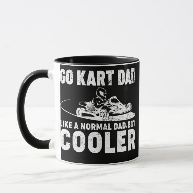 Mug Mens Go Kart Dad Like A North Dad Kart Racing (Gauche)