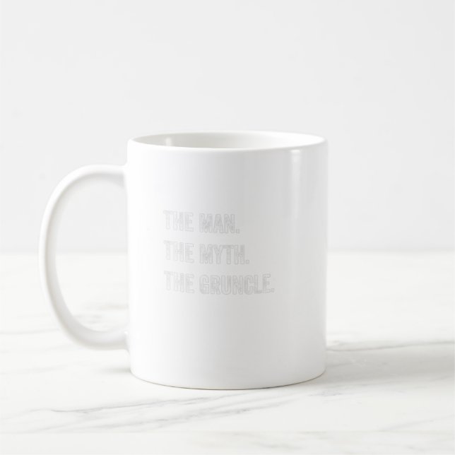 Mug Mens Gruncle The Man The Myth 2020 Oncle Don pour (Gauche)