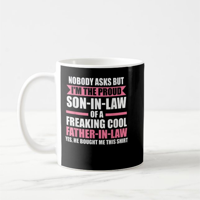 Mug Mens Je suis le fière gendre (Gauche)