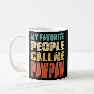 Mug Mens Mes Gens Favoris M'Appelent Pawpaw Drôle Pap
