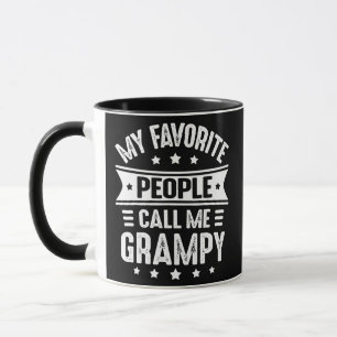 Mug Mens Mes gens préférés m'appellent Grampy Père