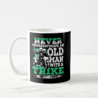 Mug Mens Never Underestimate An Old Man With A Trike C
