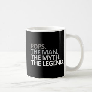 Mug Mens POPS L'HOMME LE MYTHE LA LÉGENDE Fête des pèr