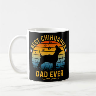 Mug Mens Retro Vintage Best Chihuahua Papa Jamais