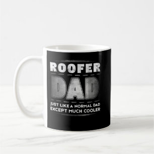 Mug Mens Roofer Papa Beaucoup de Fête des pères Glaciè