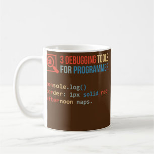 Mug Mens Trois outils de débogage pour programmeur