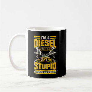 Mug Mens Trucker Diesel Mécanique Je ne peux pas répar