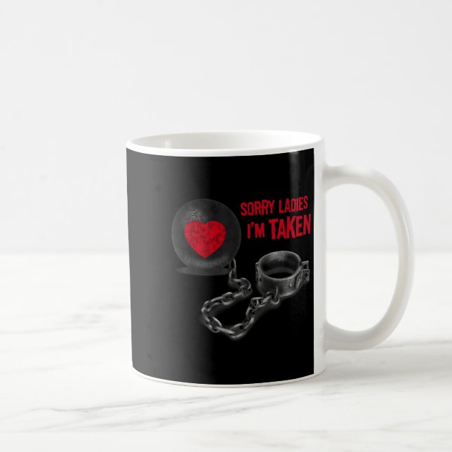 Mug Mens Valentine's Day - Ball And Chain  (Droite)