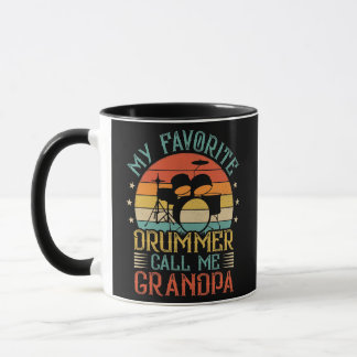 Mug Mens Vintage Mon Batteur Favori Appelez-Moi Grand-