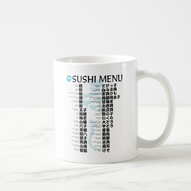 Mug Menu Sushi-panese (Droite)