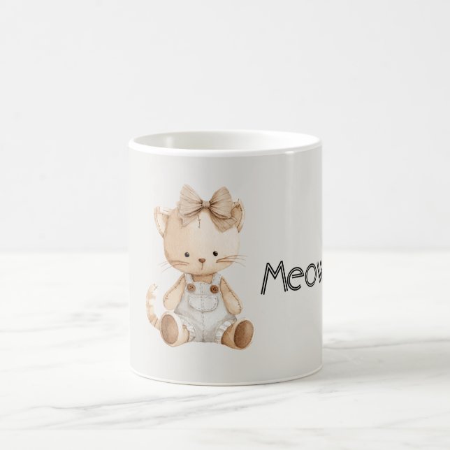 Mug Meow Cat Bow (Centre)