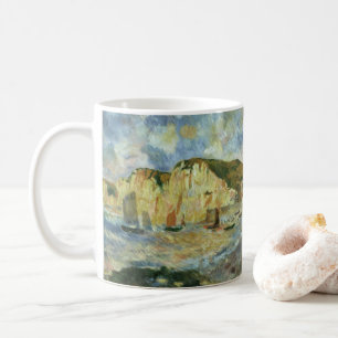 Mug Mer et Falaises par Pierre Renoir, Vintage Fine Ar
