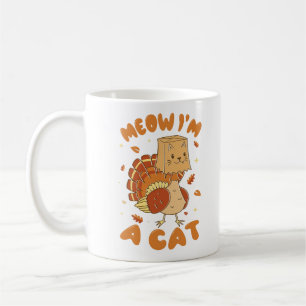 MUG MERCI AMUSANT TURQUIE CHAT MEOW JE SUIS UN CHAT