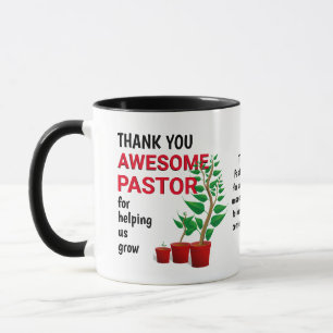 Mug Merci Awesome PASTOR Appréciation