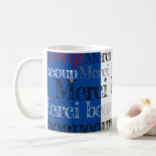 Mug Merci beaucoup/vous remercient tellement Français