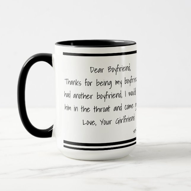 Mug Merci Boyfriend (Gauche)