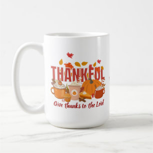 Mug MERCI Citrouille Christian Thanksgiving