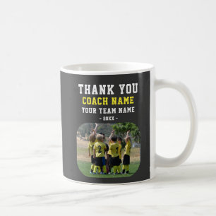 Mug Merci Coach avec Photo de l'équipe