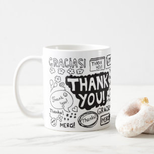 Mug Merci Dans Différentes Langues