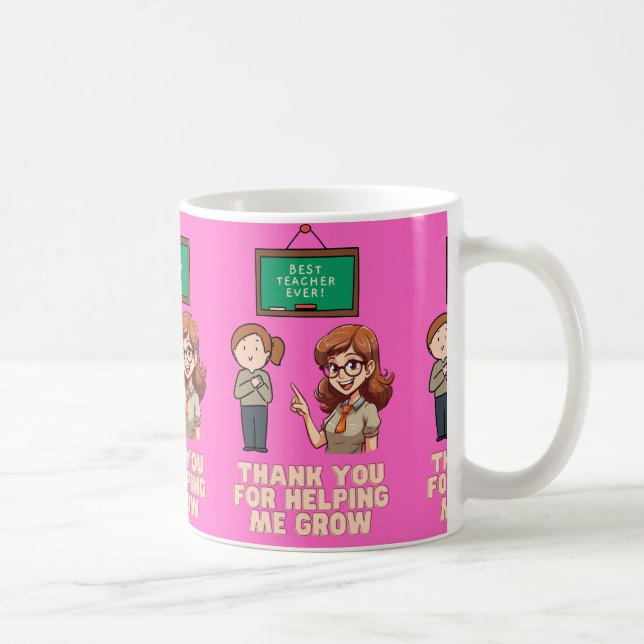 Mug merci de m'aider à grandir (Droite)