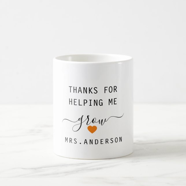Mug "Merci de m'aider à grandir" (Centre)