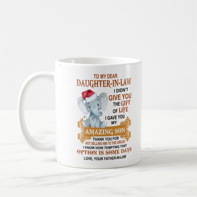 Mug Merci de ne pas l'avoir vendu au café du cirque (Gauche)