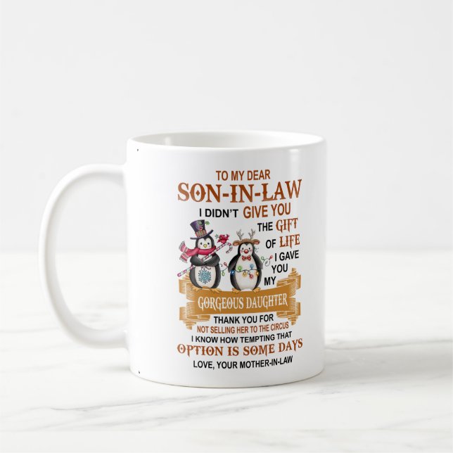 Mug Merci de ne pas l'avoir vendue au cirque (Gauche)